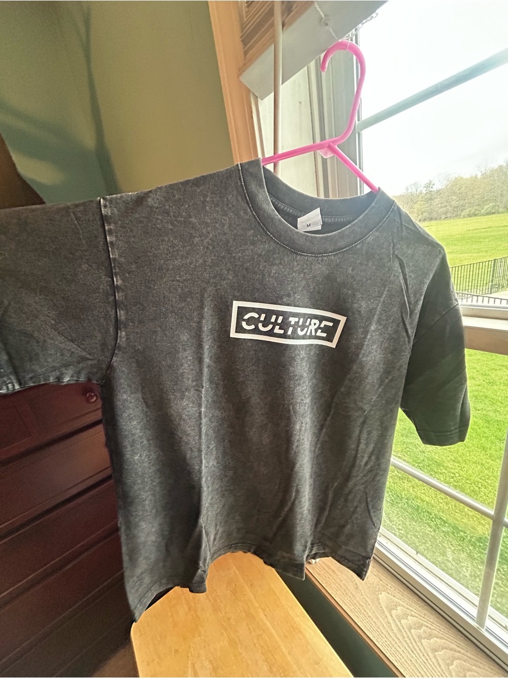 Culture Logo Short Sleeve Tee - Black Mineral Wash